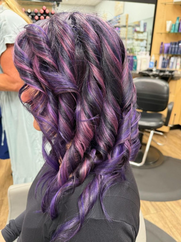 Hair color work at Publicity Salon Oklahoma City