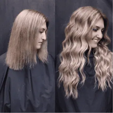 Professional hair styling at Publicity Salon Oklahoma City