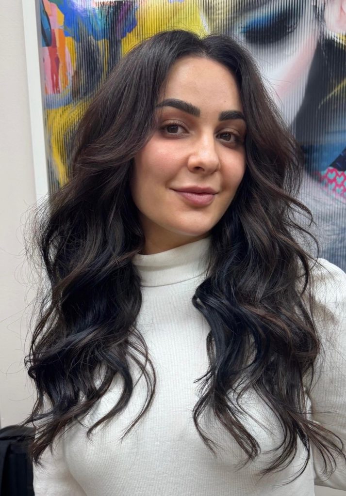 NBR Natural Beaded Rows hair extension transformation Oklahoma City